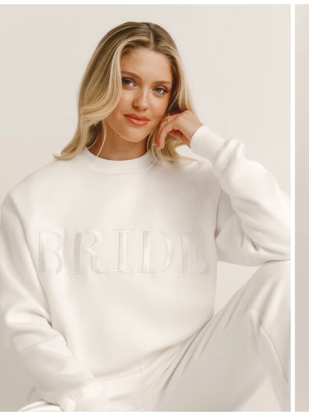 Six Stories “BRIDE” Sweatshirt